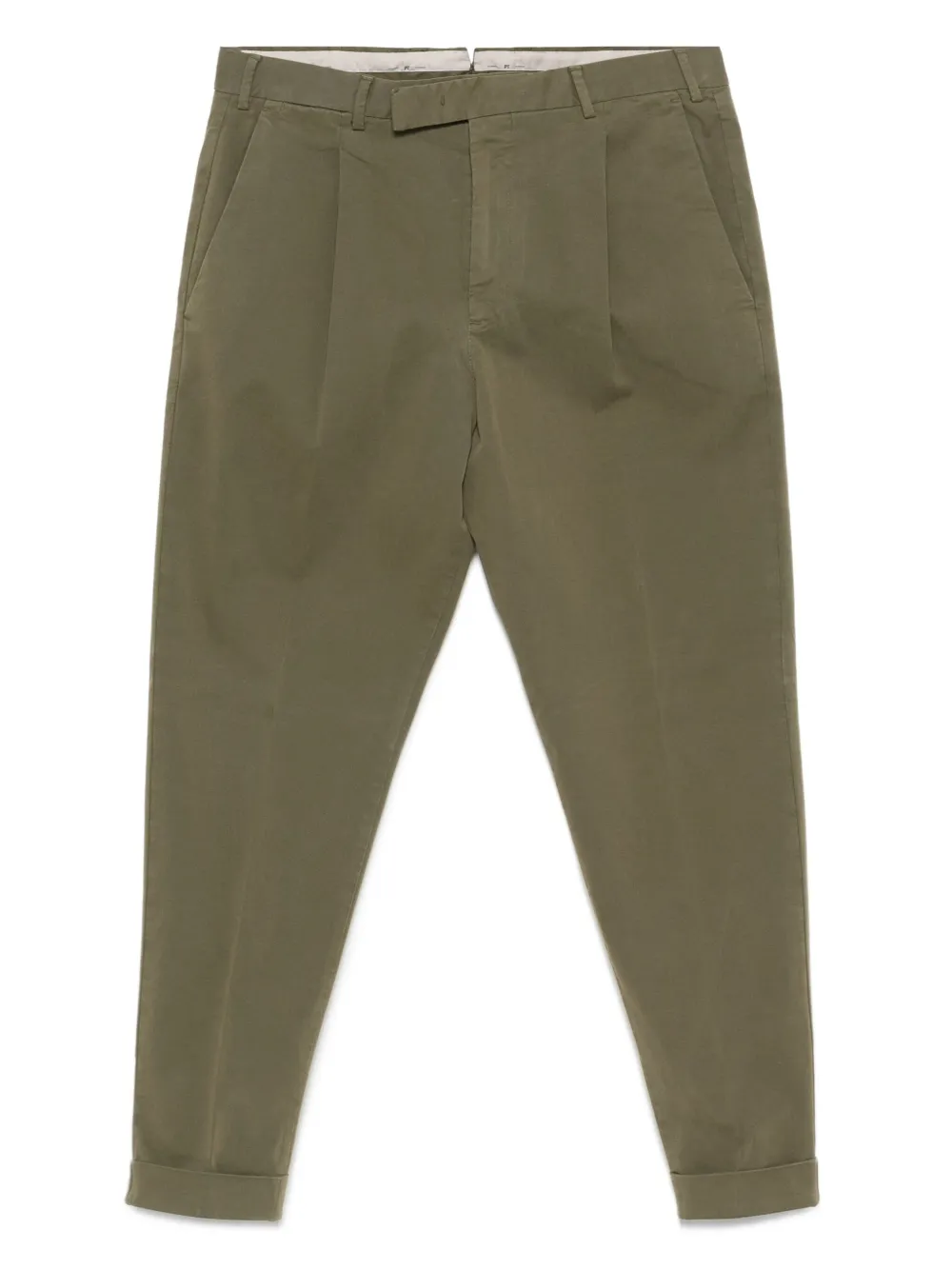 PT Torino pleated-details trousers Groen