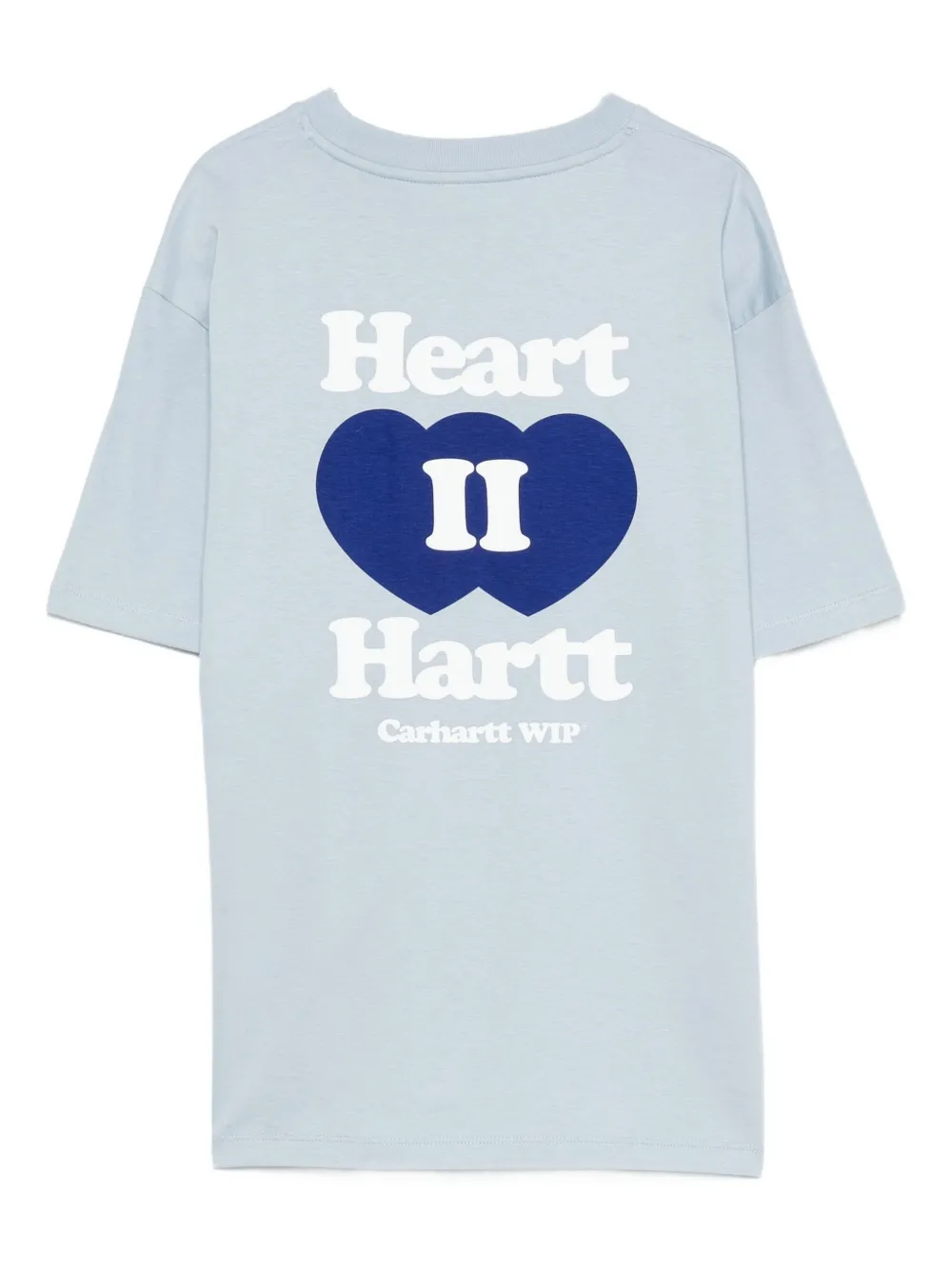 Carhartt Heart-print Cotton T-shirt In Blue