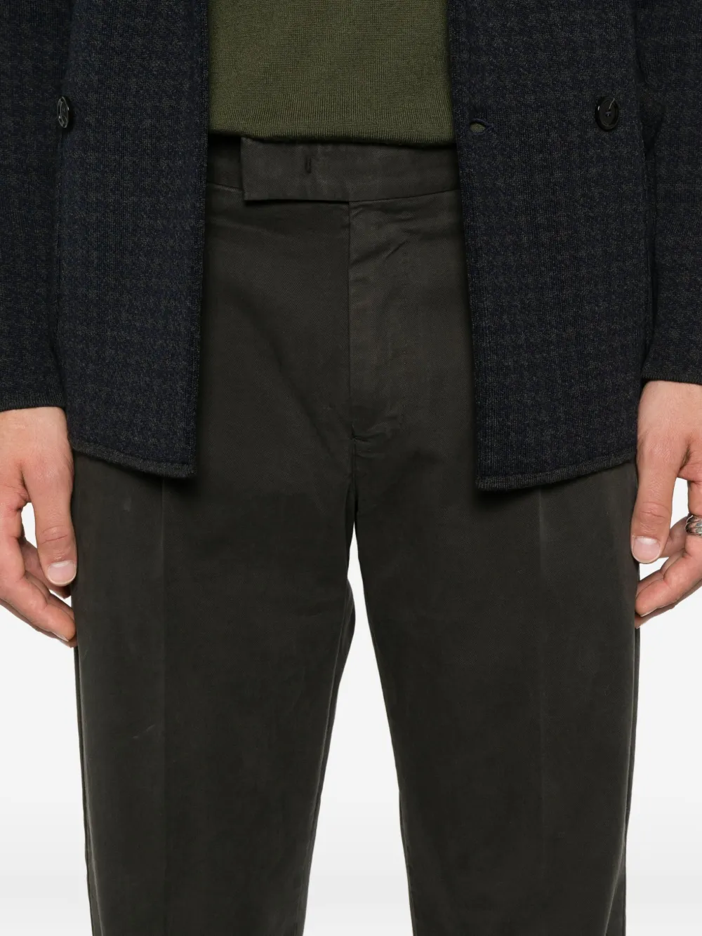 PT Torino pleated-pocket trousers Grijs