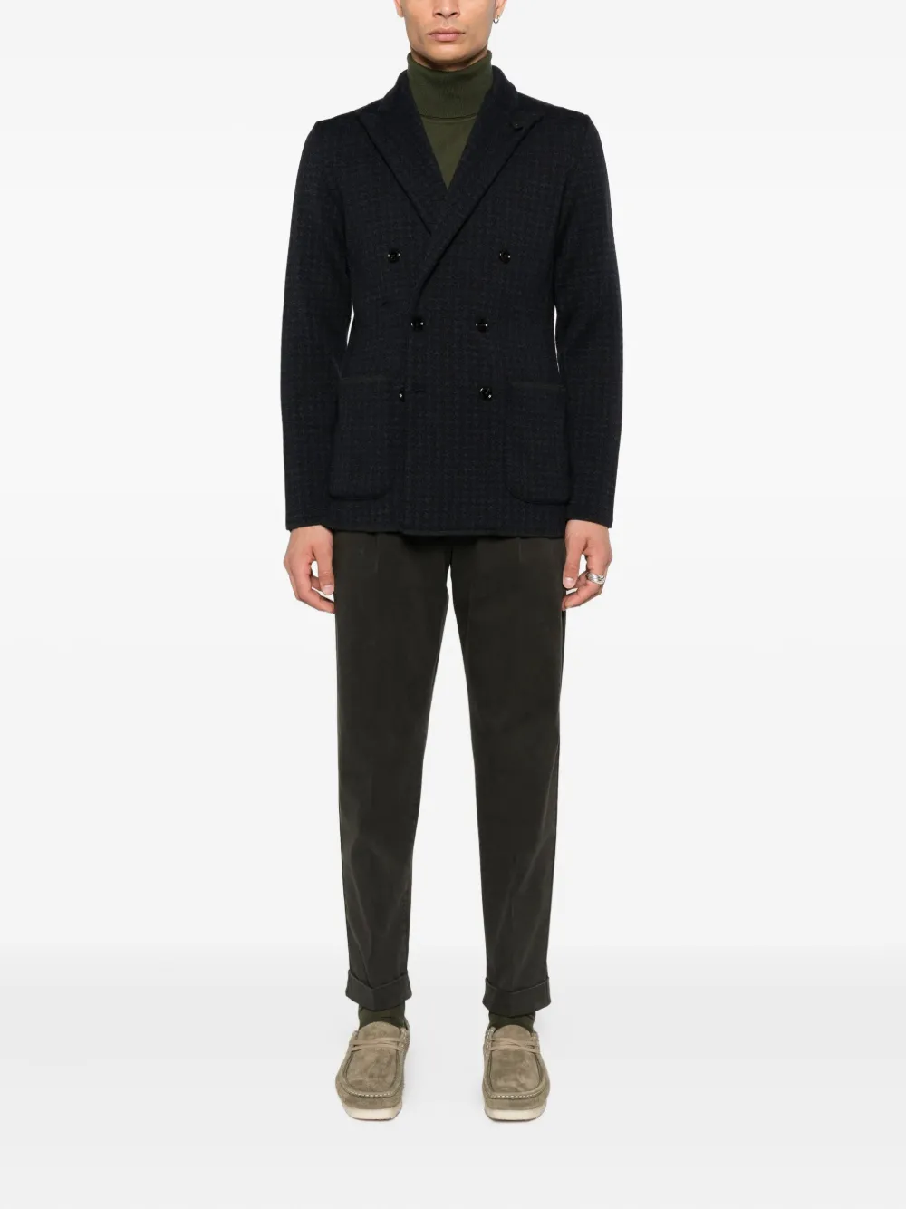 PT Torino pleated-pocket trousers - Grijs