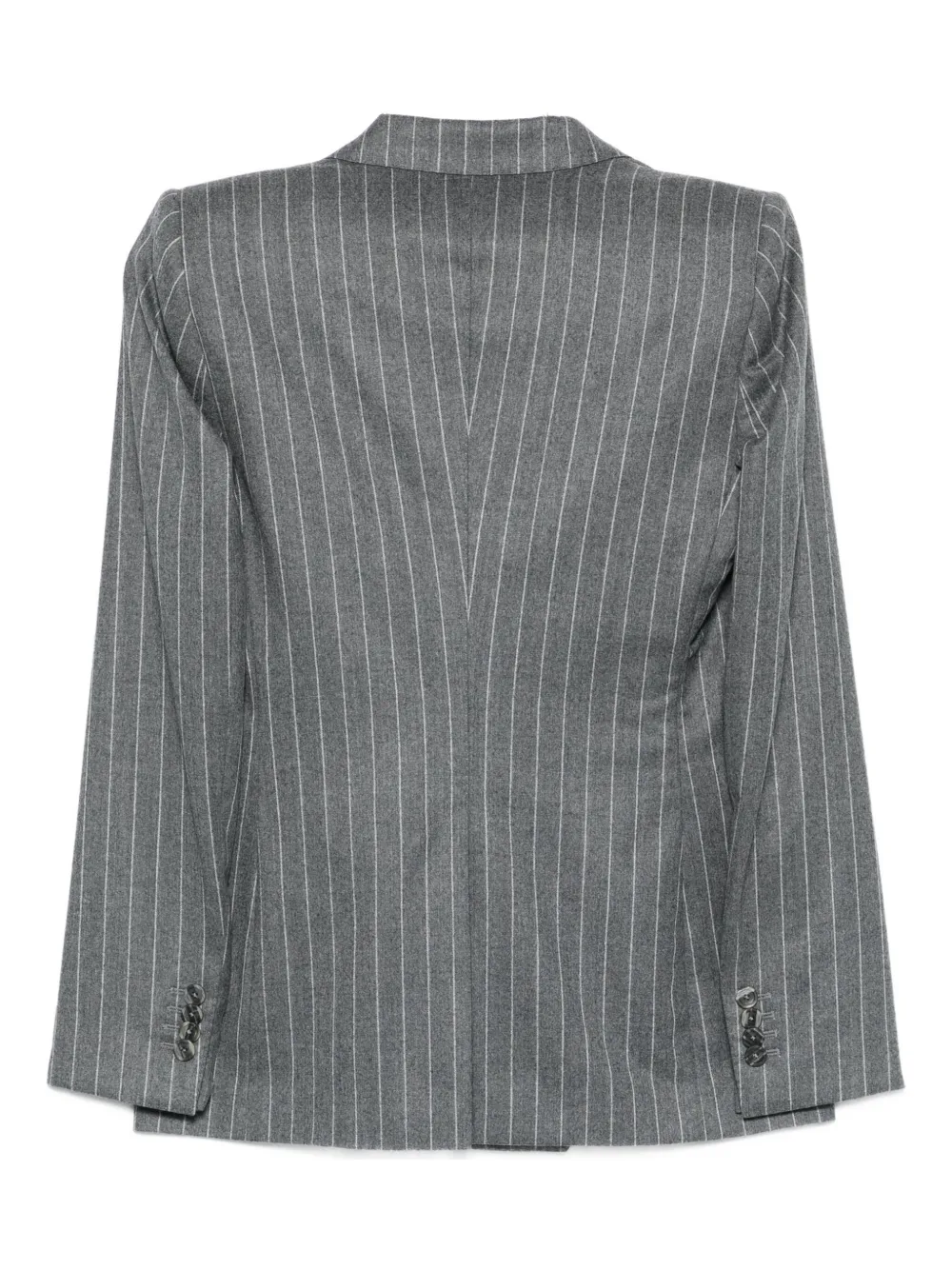 Tagliatore pinstripe wool blazer Grijs