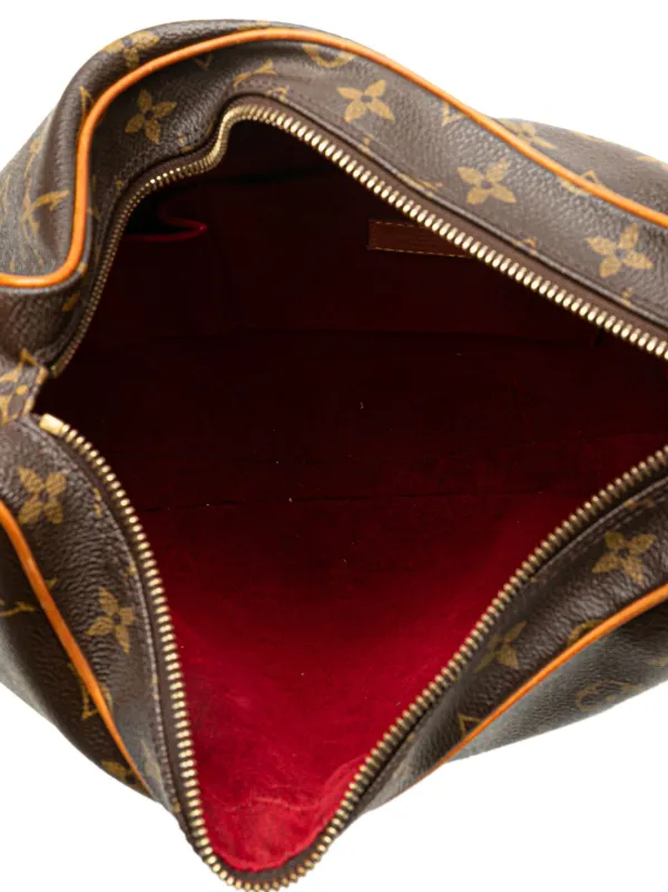 【マクラ】Louis Vuitton ボディバッグ ブラウン キャンバス Louis Vuitton Monogram Canvas Croissant NM Bag w/ Accessories