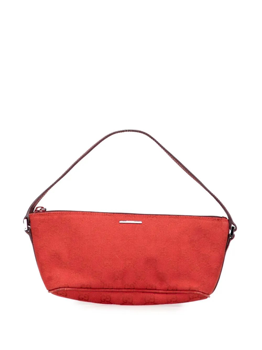 Gucci Pre-Owned 2000-2015 GG Canvas Boat shoulder bag - レッド Gucci Pre-Owned 2000-2015 GG Canvas Boat shoulder bag - レッド