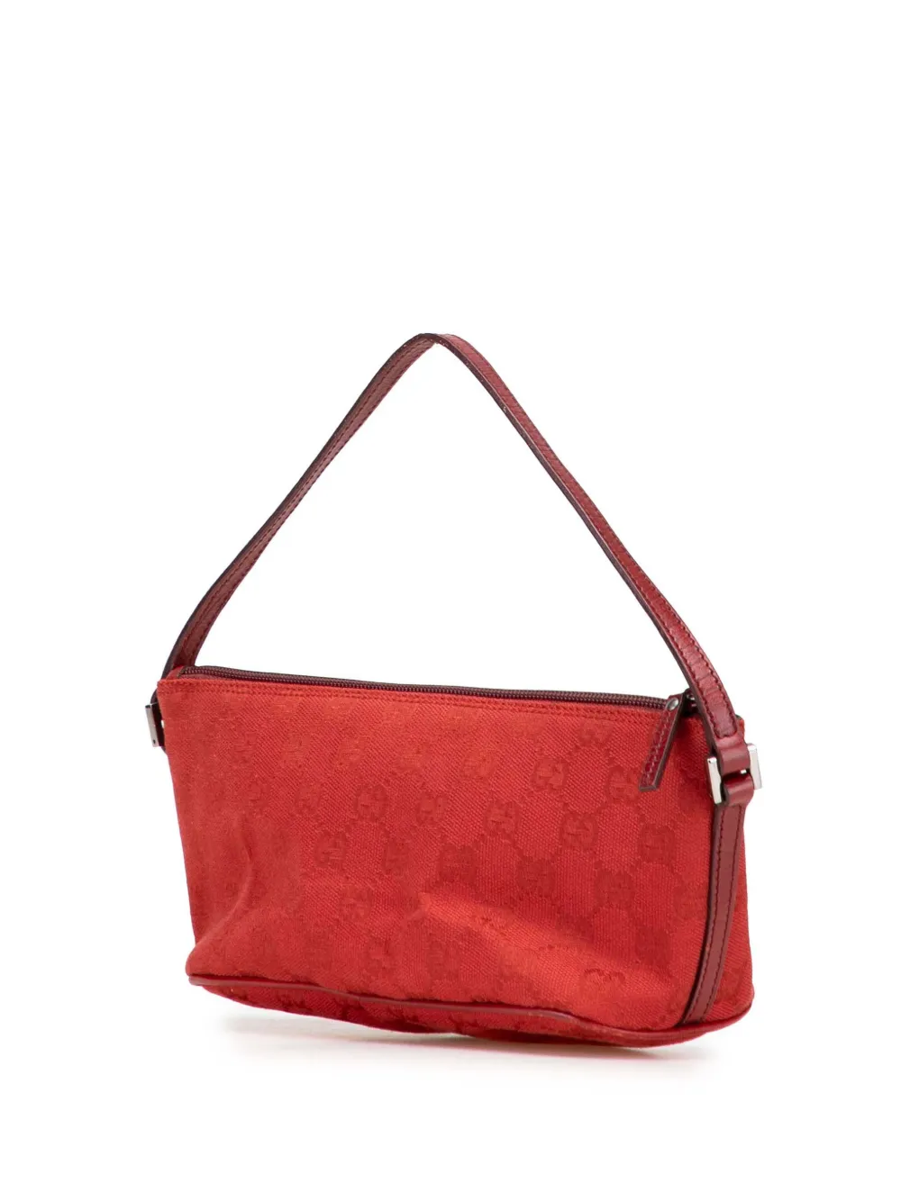 Pre-owned Gucci 2000-2015 Gg Canvas Boat Shoulder Bag
