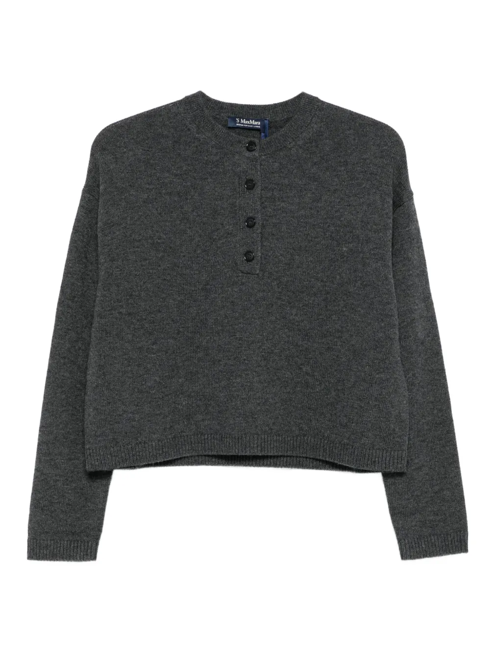 'S Max Mara button-placket sweater