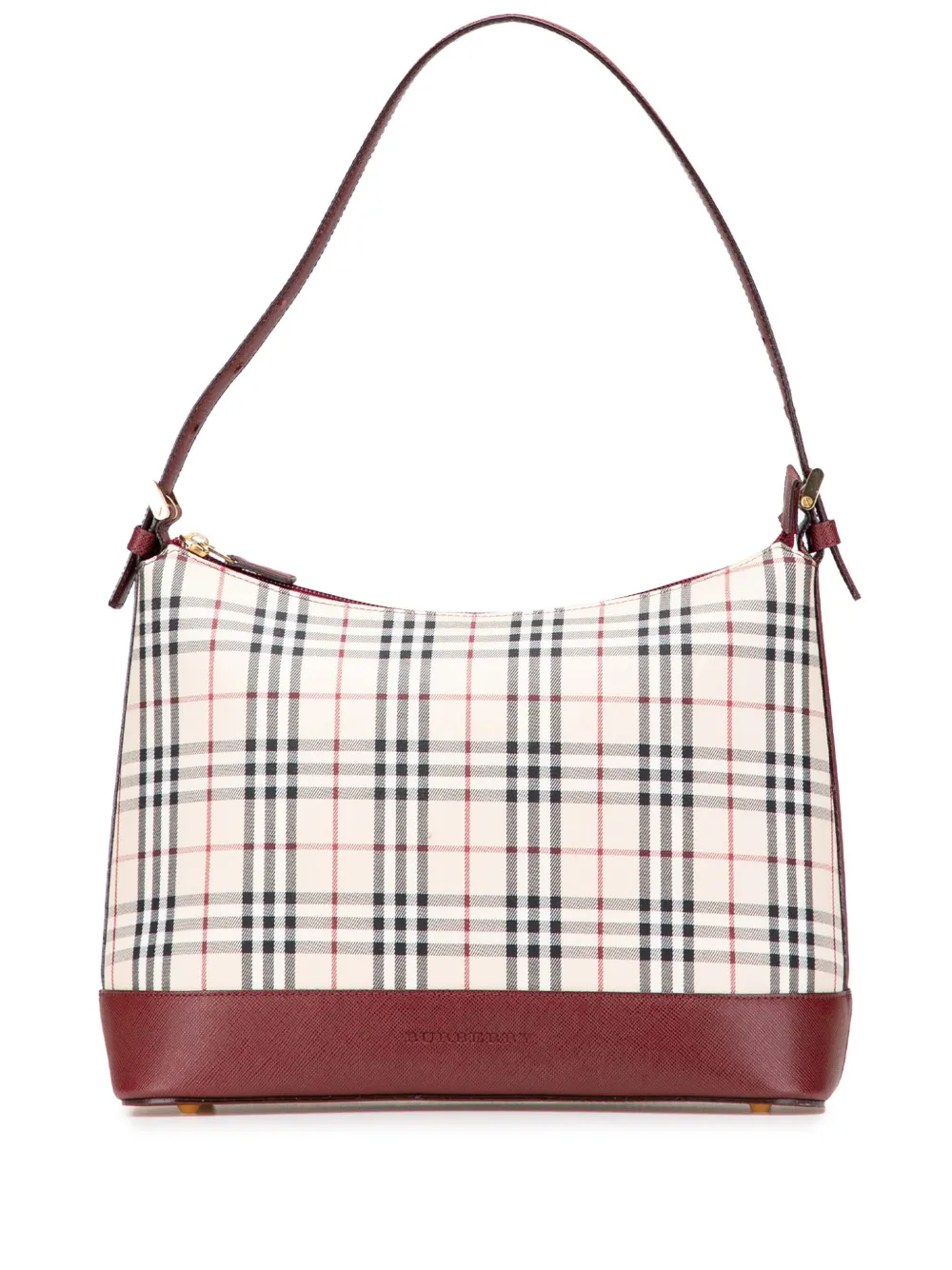Burberry Pre-Owned 2000-2017 House Check Canvas shoulder bag - レッド Burberry Pre-Owned 2000-2017 House Check Canvas shoulder bag - レッド