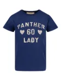 Valentino Garavani graphic-lettering T-shirt - Blue
