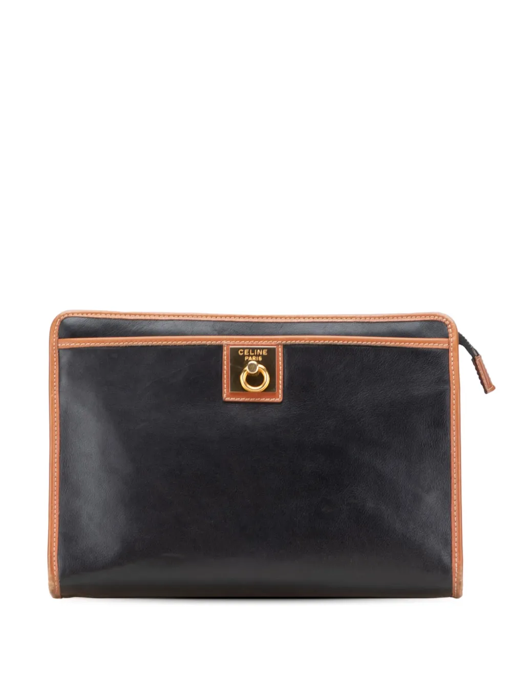 Céline Pre-Owned 2014 Leather clutch bag - ブラック Céline Pre-Owned 2014 Leather clutch bag - ブラック