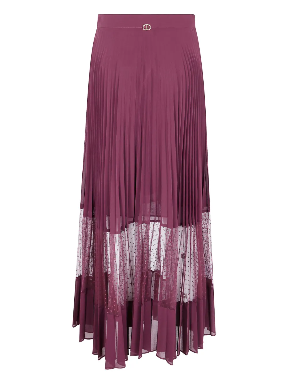TWINSET pleated midi skirt Roze