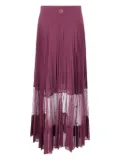 TWINSET pleated midi skirt - Pink