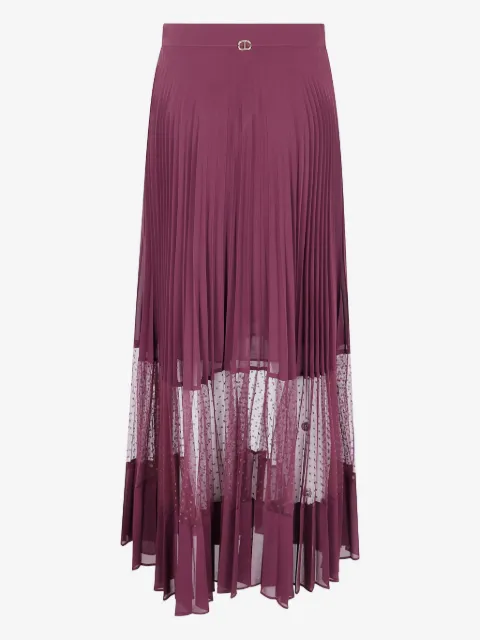 TWINSET pleated midi skirt