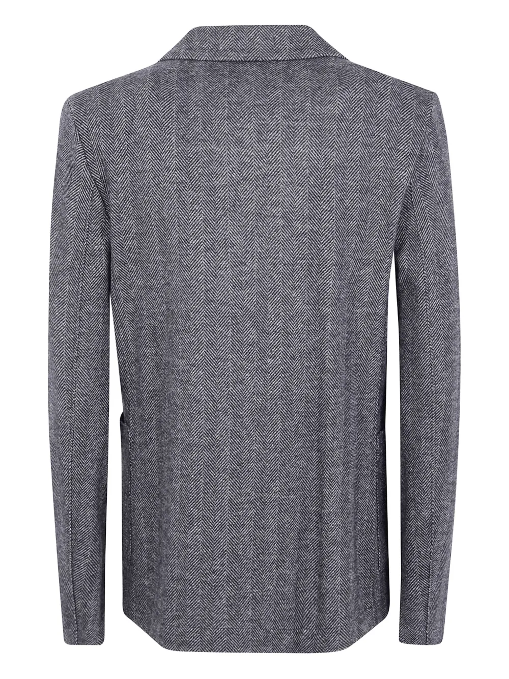 Harris Wharf London herringbone-pattern wool jacket Blauw