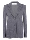 Harris Wharf London herringbone-pattern wool jacket - Blue