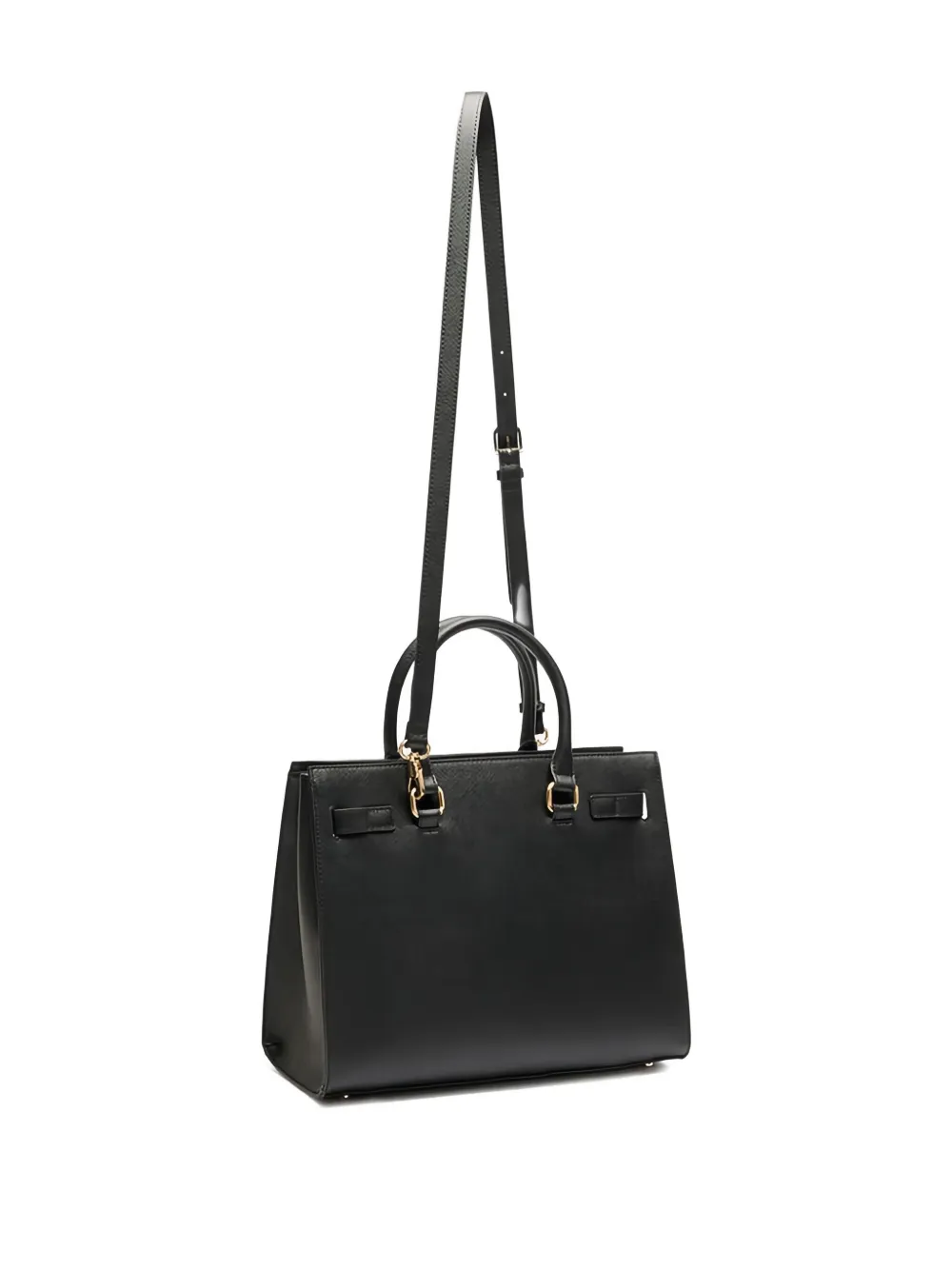 Liu •jo Logo-plaque Satchel Bag In Black