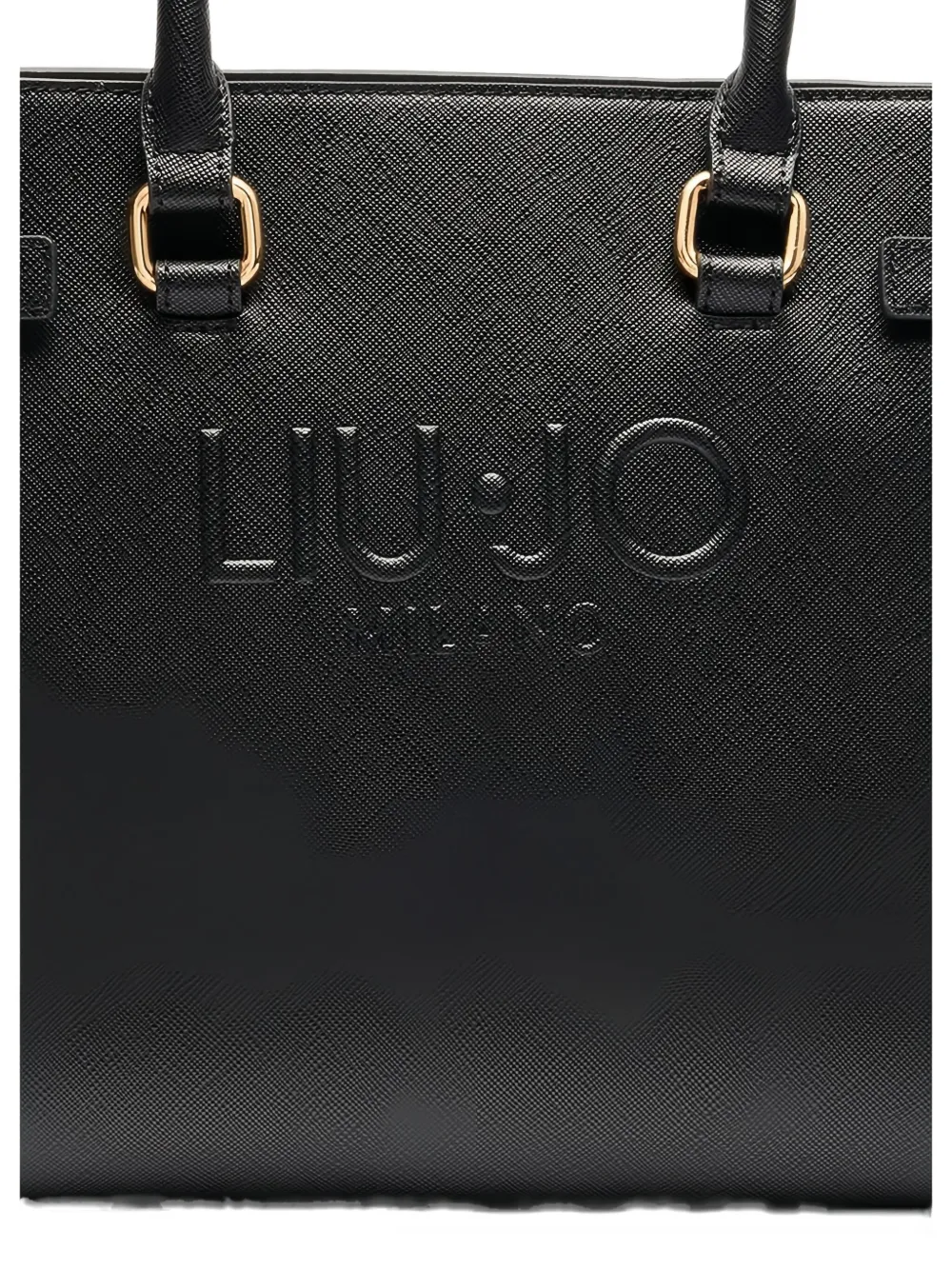 Liu •jo Logo-plaque Satchel Bag In Black