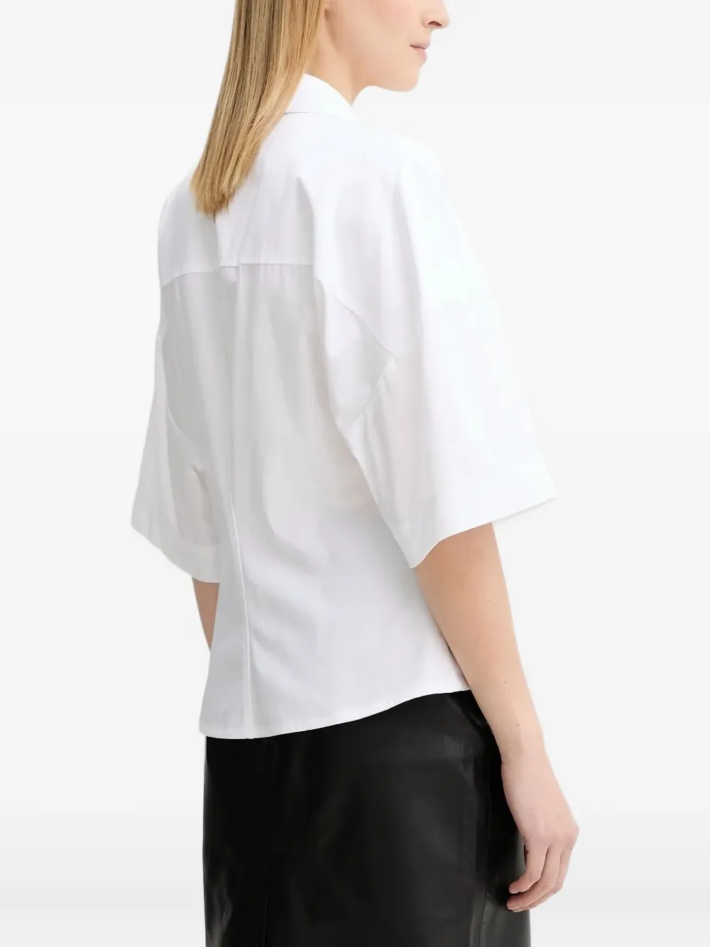 Won Hundred Blouse met rits en kraag - Wit