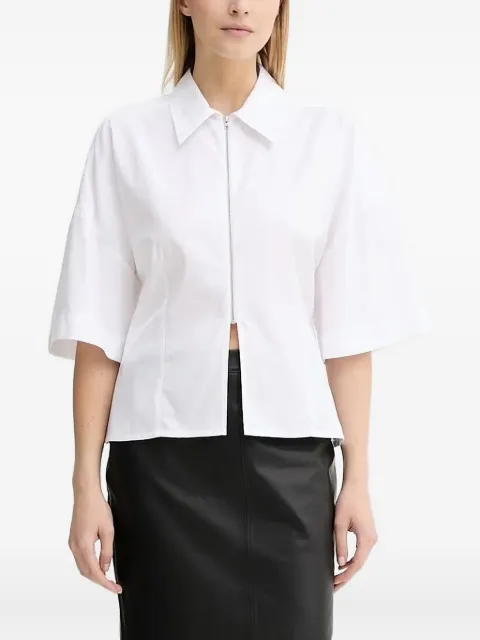 Won Hundred zip-front collared shirt