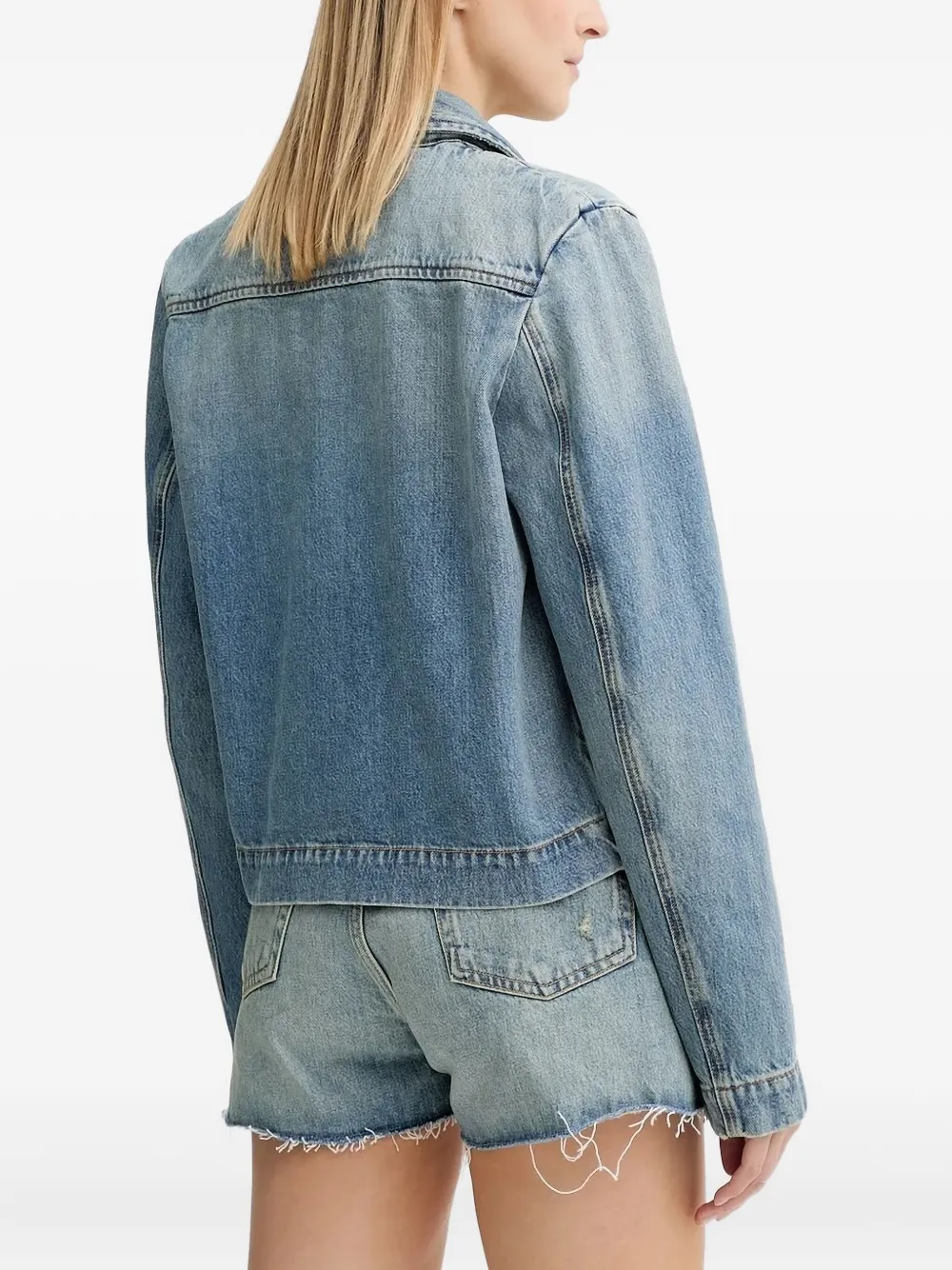 Won Hundred Zip-fastening Denim Jacket In Blue
