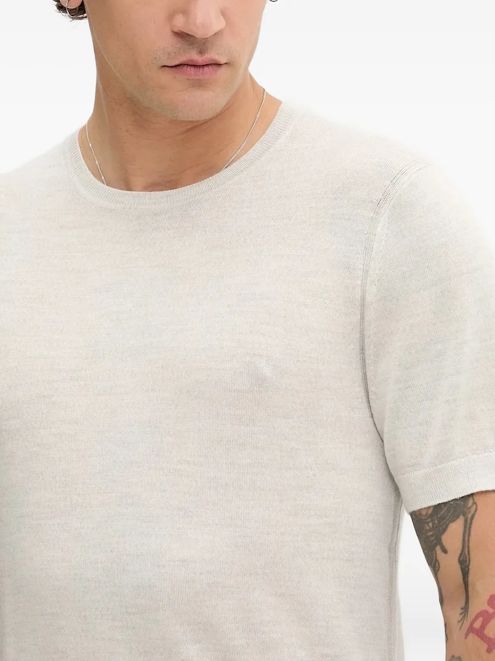 rag & bone short-sleeve crew-neck T-shirt Beige