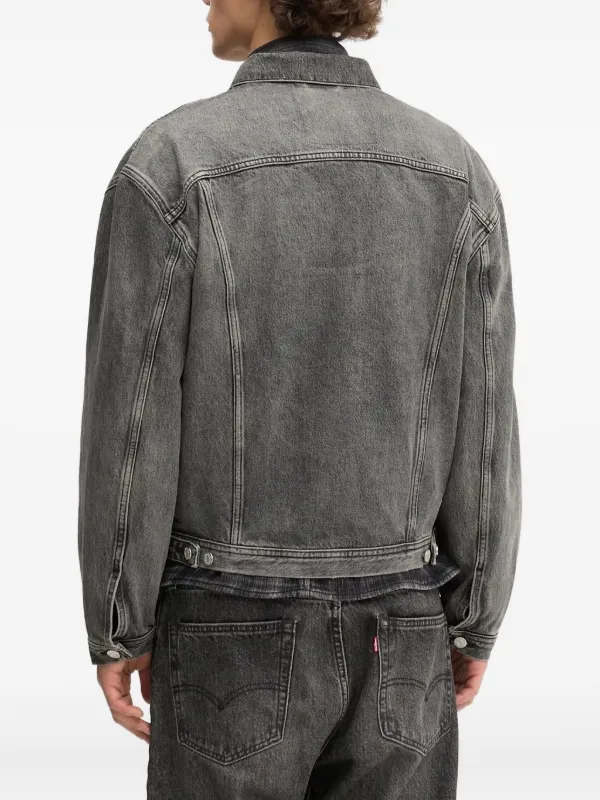 Won Hundred Liverpool button-fastening Denim Jacket | Grey