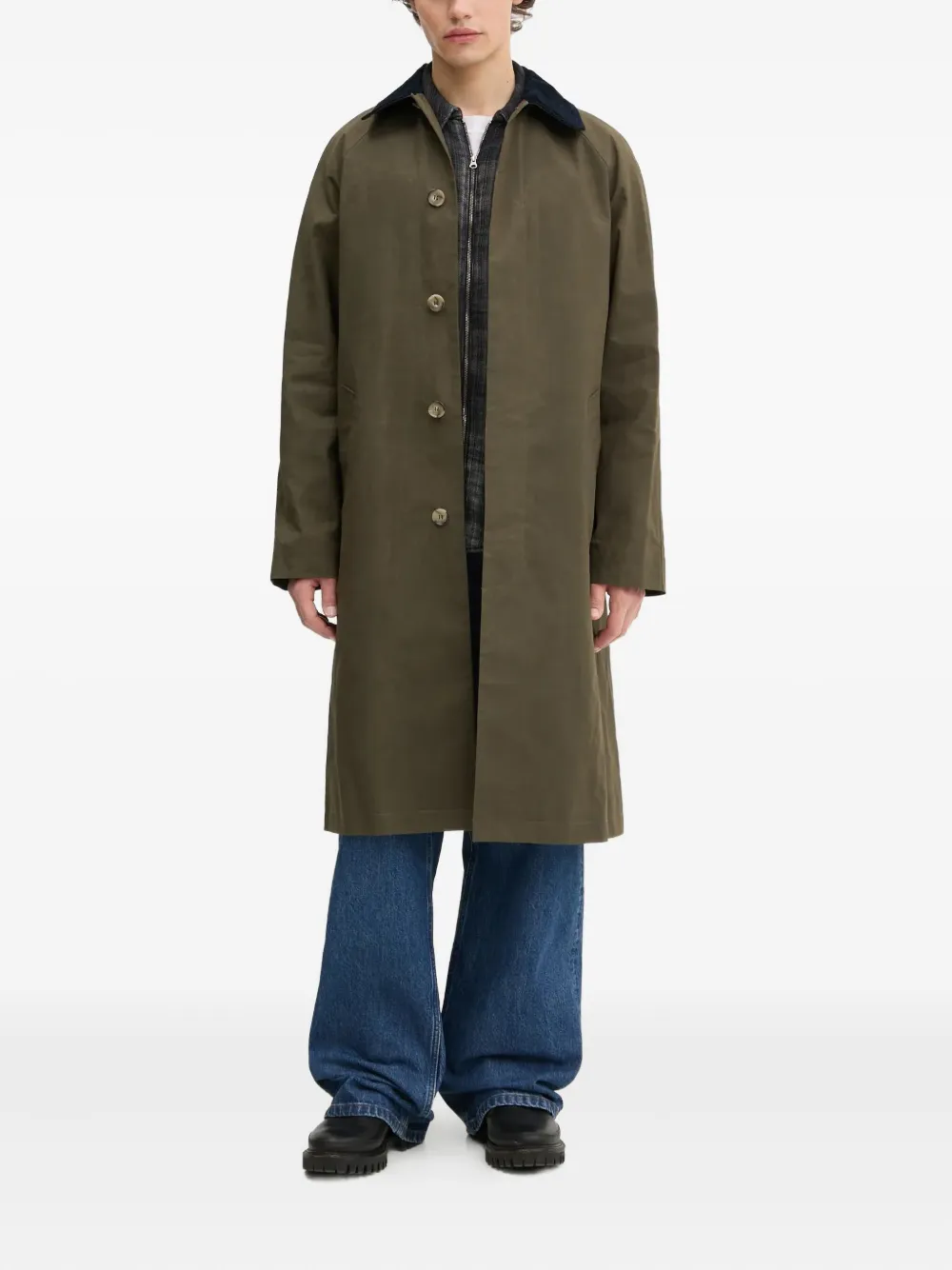 Won Hundred plaid zip-up shirt | Image 2