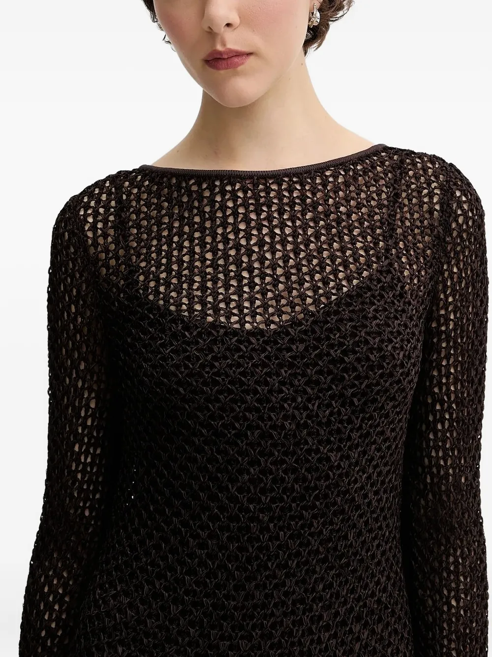 rag & bone Ellie knit mini dress Bruin