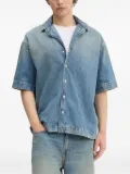 Won Hundred short-sleeve button shirt - Blue