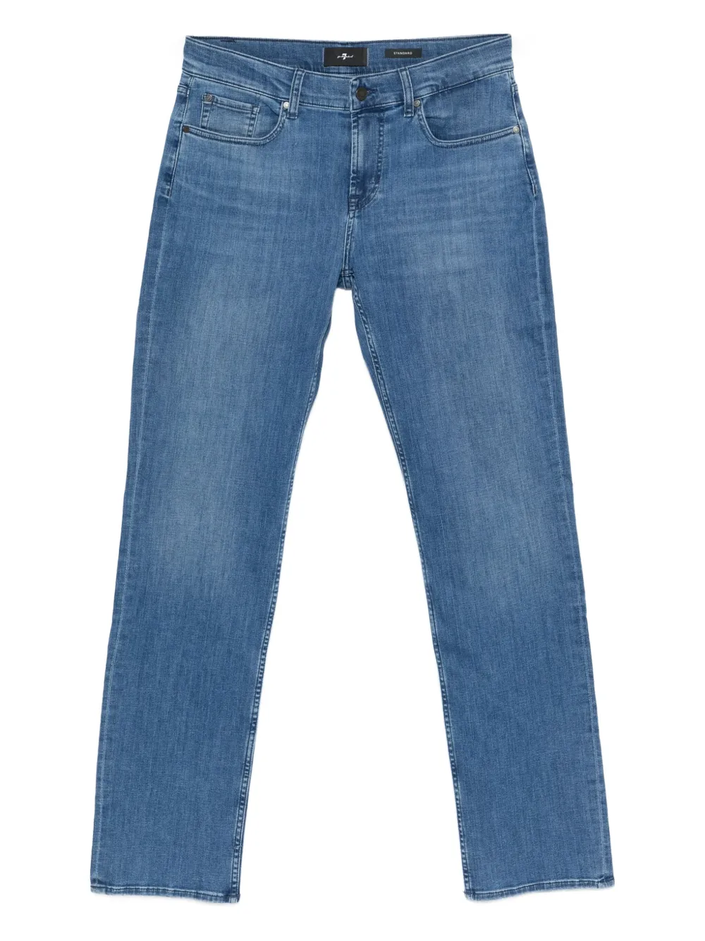7 For All Mankind Mid-waist jeans Blauw