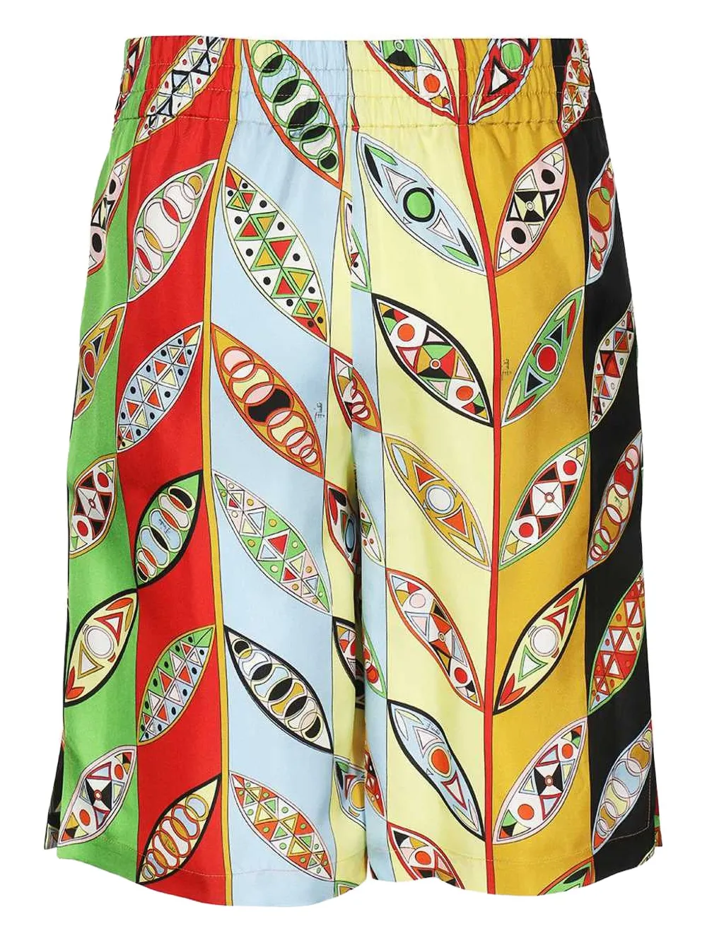 PUCCI leaf-print elastic-waistband shorts | バミューダショーツ | Image 2