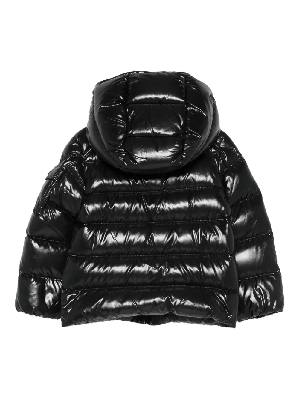 Moncler Enfant Donsjack met capuchon Zwart