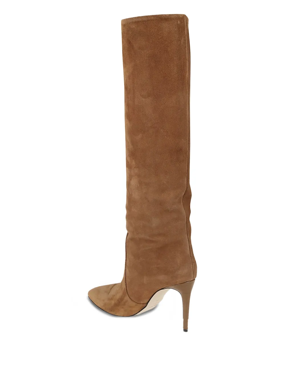 Paris Texas 85mm suede leather knee-high boots Brown