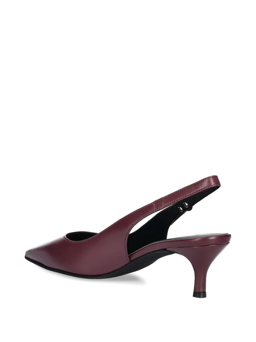 Furla Slingback pumps met puntige neus Paars