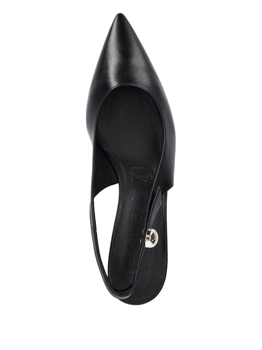 Furla Slingback Pointed-toe Heeled Pumps In Black