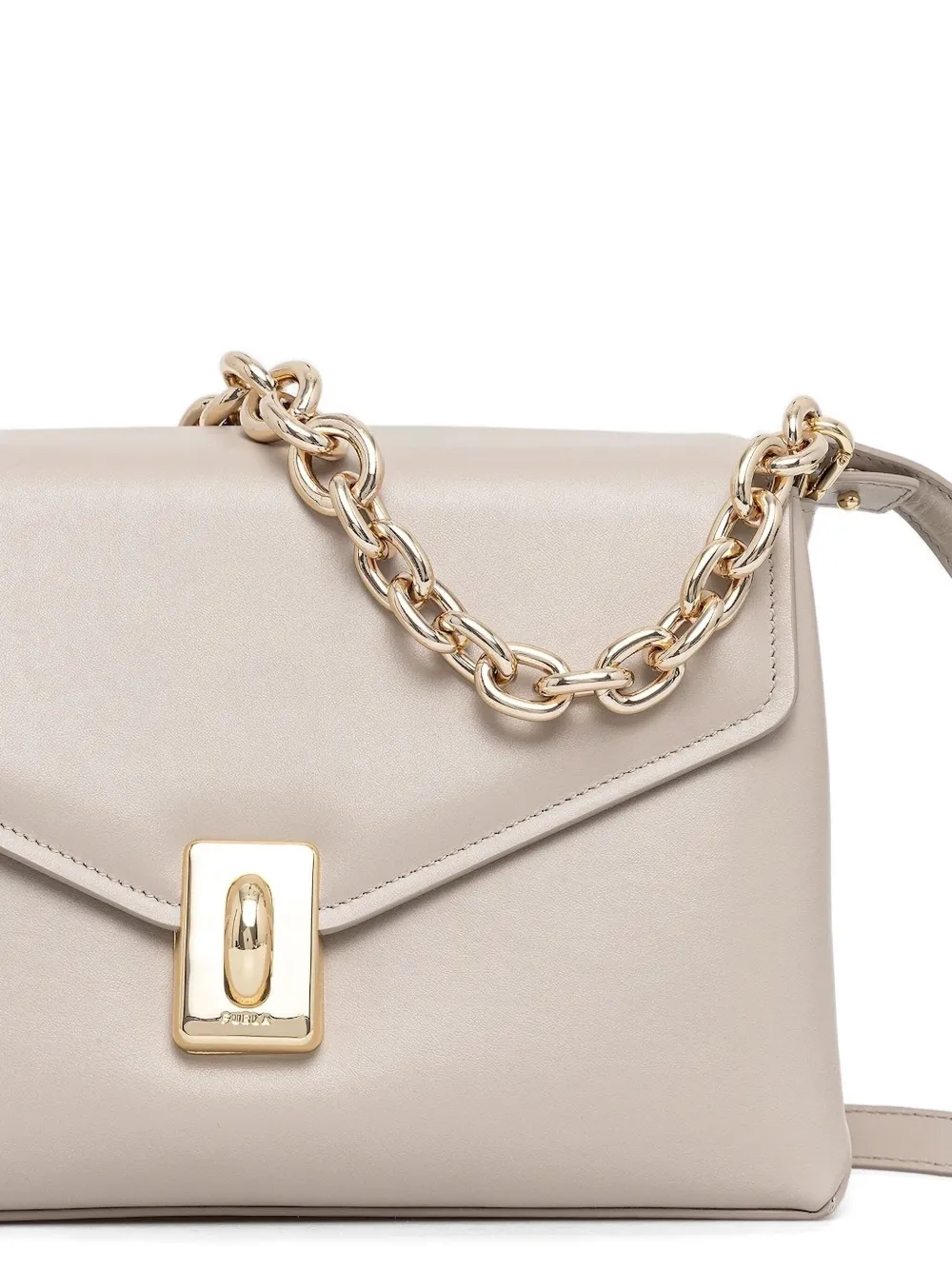 Furla Meridiana chain-strap cross body bag Grijs