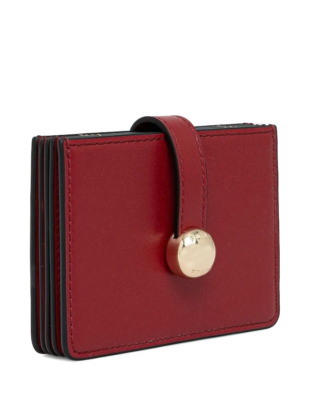 Furla leather flap-closure cardholder Rood