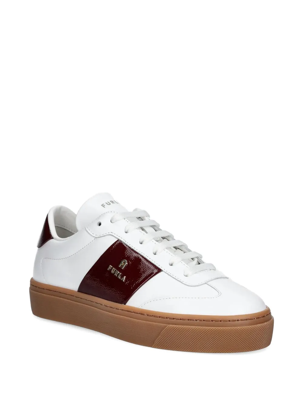 Furla Sneakers met leren vlakken - Wit