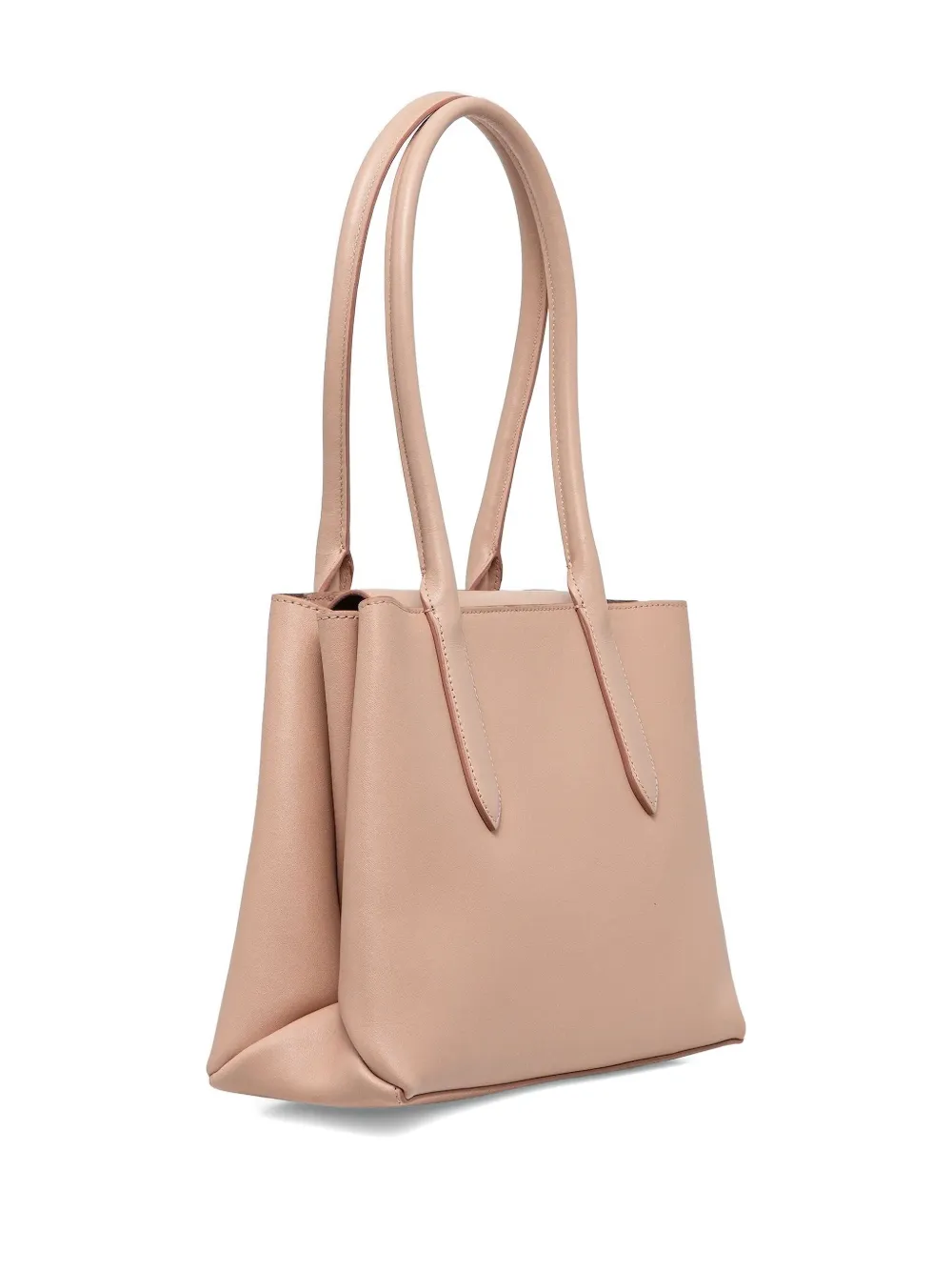 Furla leather top-handle tote bag Roze