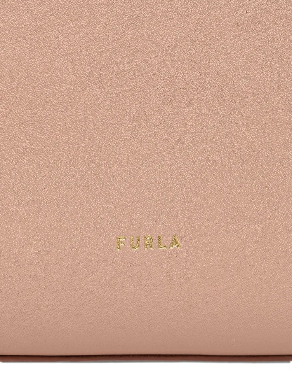 Furla leather top-handle tote bag Roze