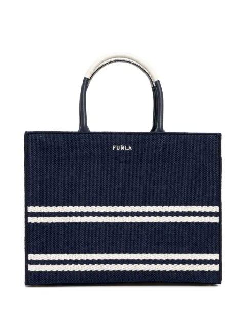 Furla striped tote bag