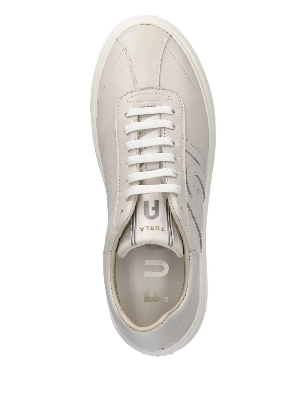 Furla Sneakers met plateauzool en logodetail - Beige