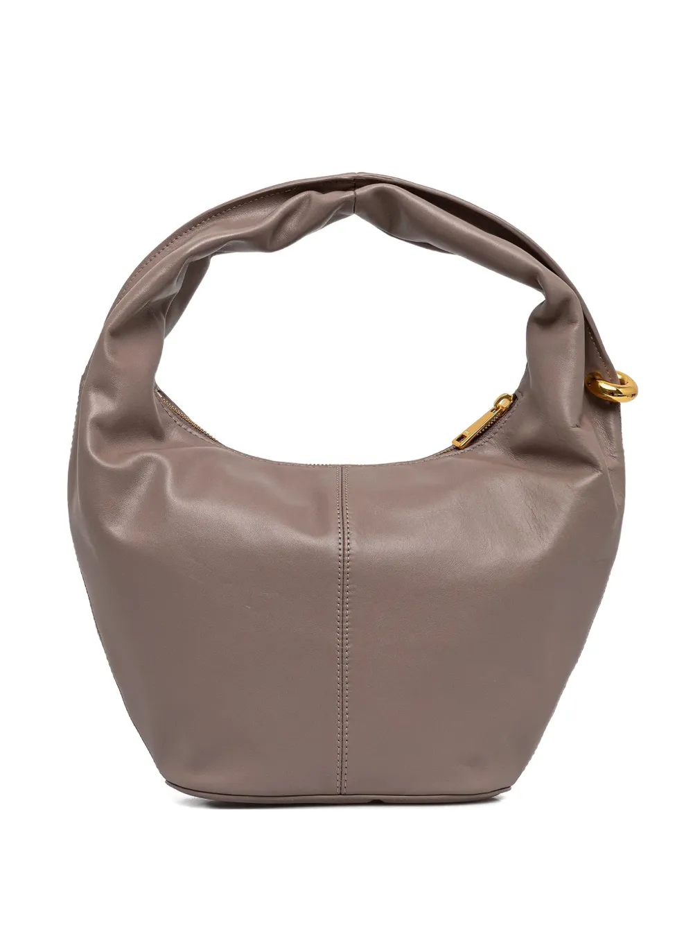 Furla twisted-handle leather tote bag | Brown | Image 1