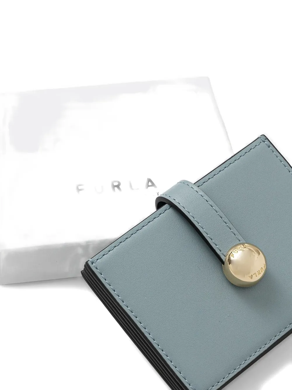 Furla Leren pasjeshouder Blauw