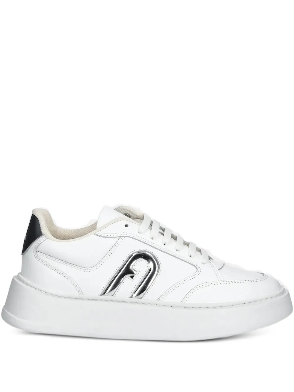 Furla Sneakers met logoplakkaat Wit