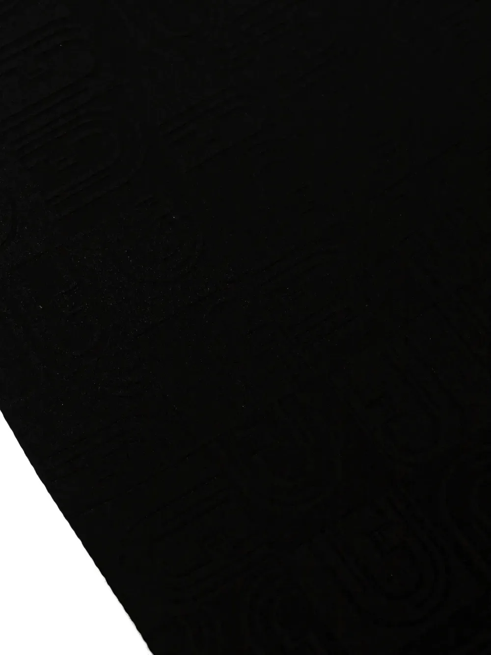 Furla pattern scarf - Zwart