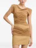 PINKO draped-panel mini dress - Brown