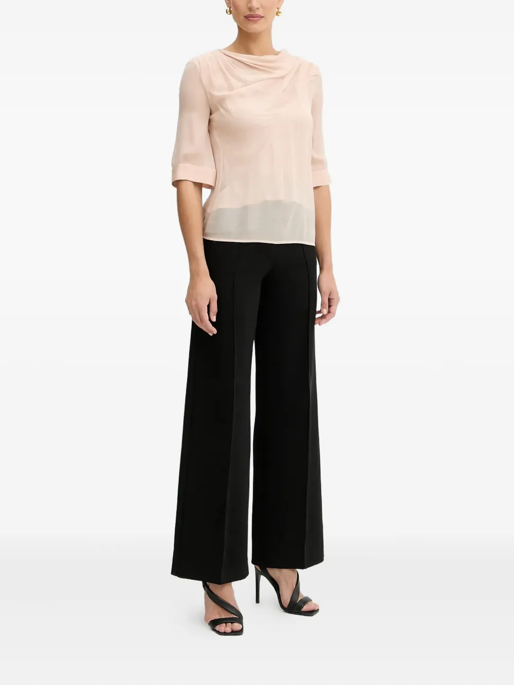 PINKO draped cowl-neck blouse | Blouses | Image 2