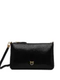 PINKO leather cross body bag - Black
