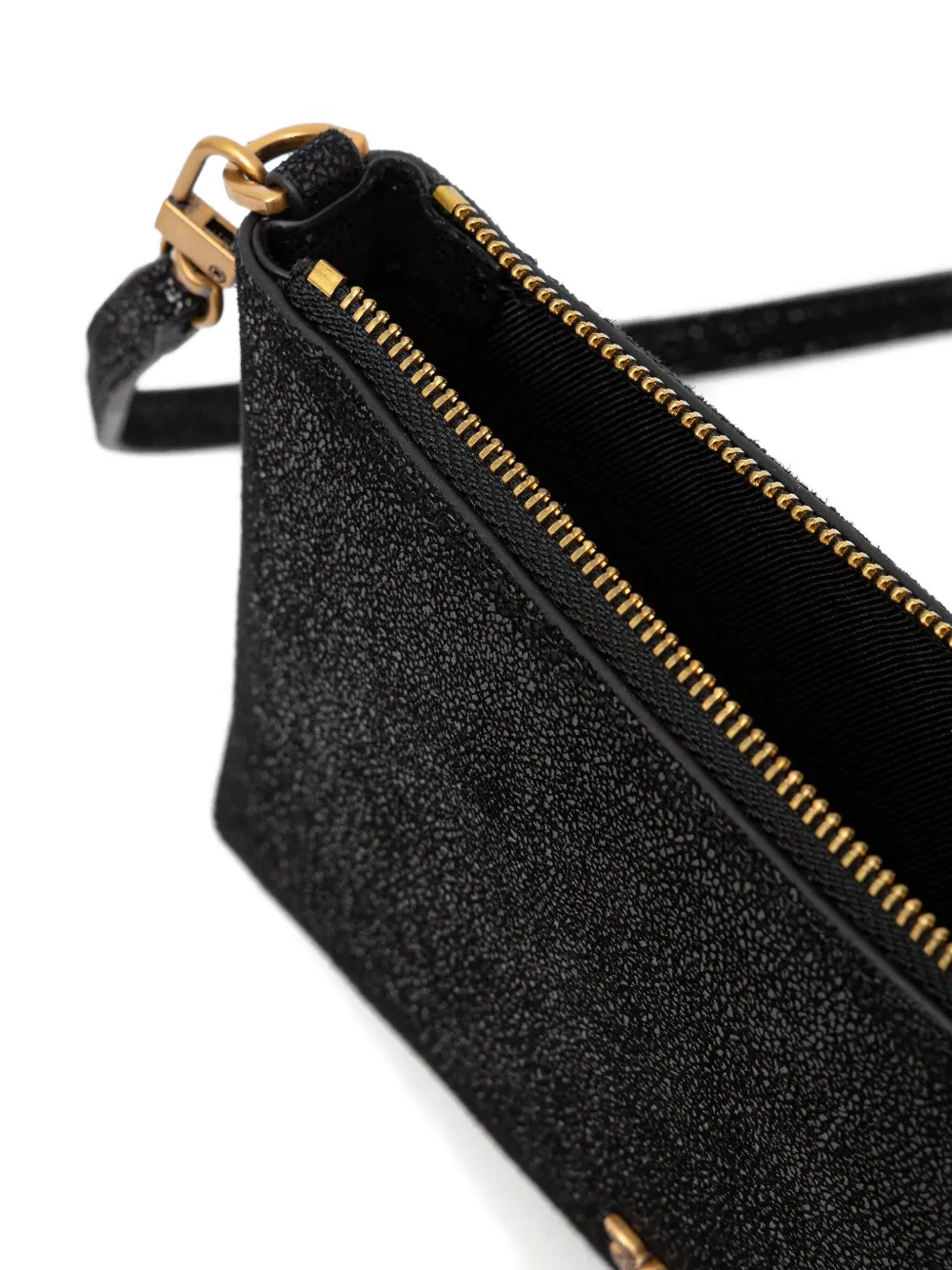 Pinko Leather Cross Body Bag In Black