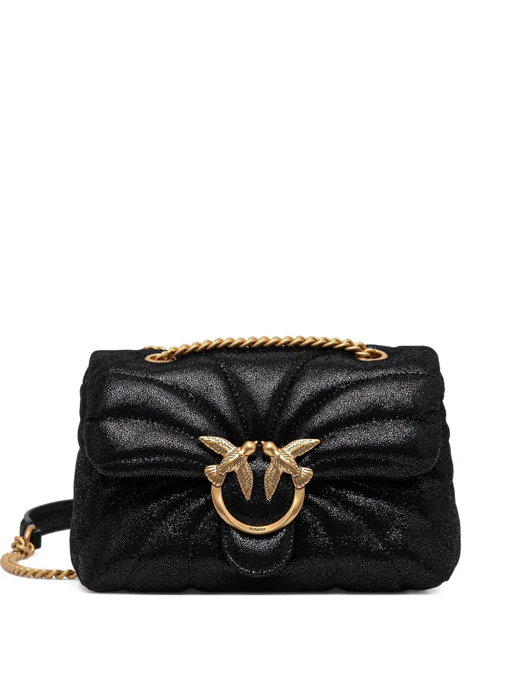 PINKO medium Love Puff quilted-effect cross body bag | Black | Image 1