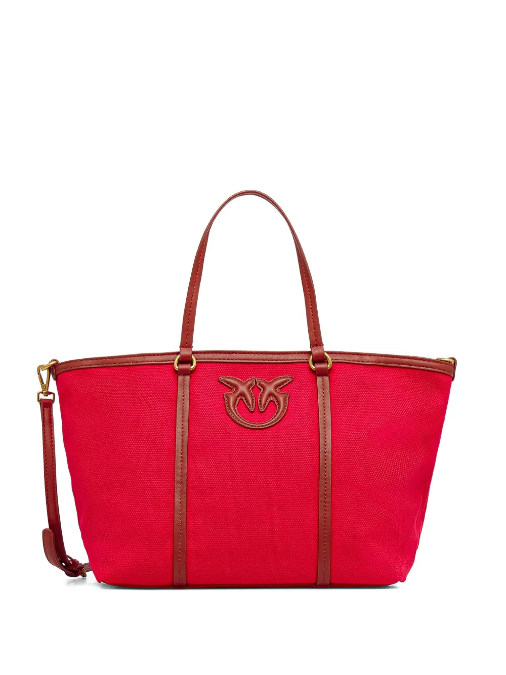 PINKO Shopper トートバッグ M - レッド PINKO Shopper トートバッグ M - レッド